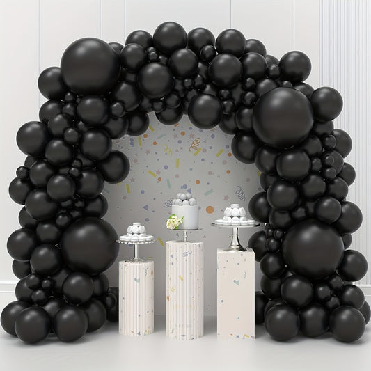 Classic Black latex balloons 25pcs
