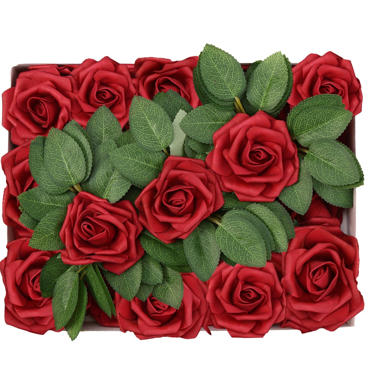 Artificial Foam Roses 25 pcs (Petalscentusia)