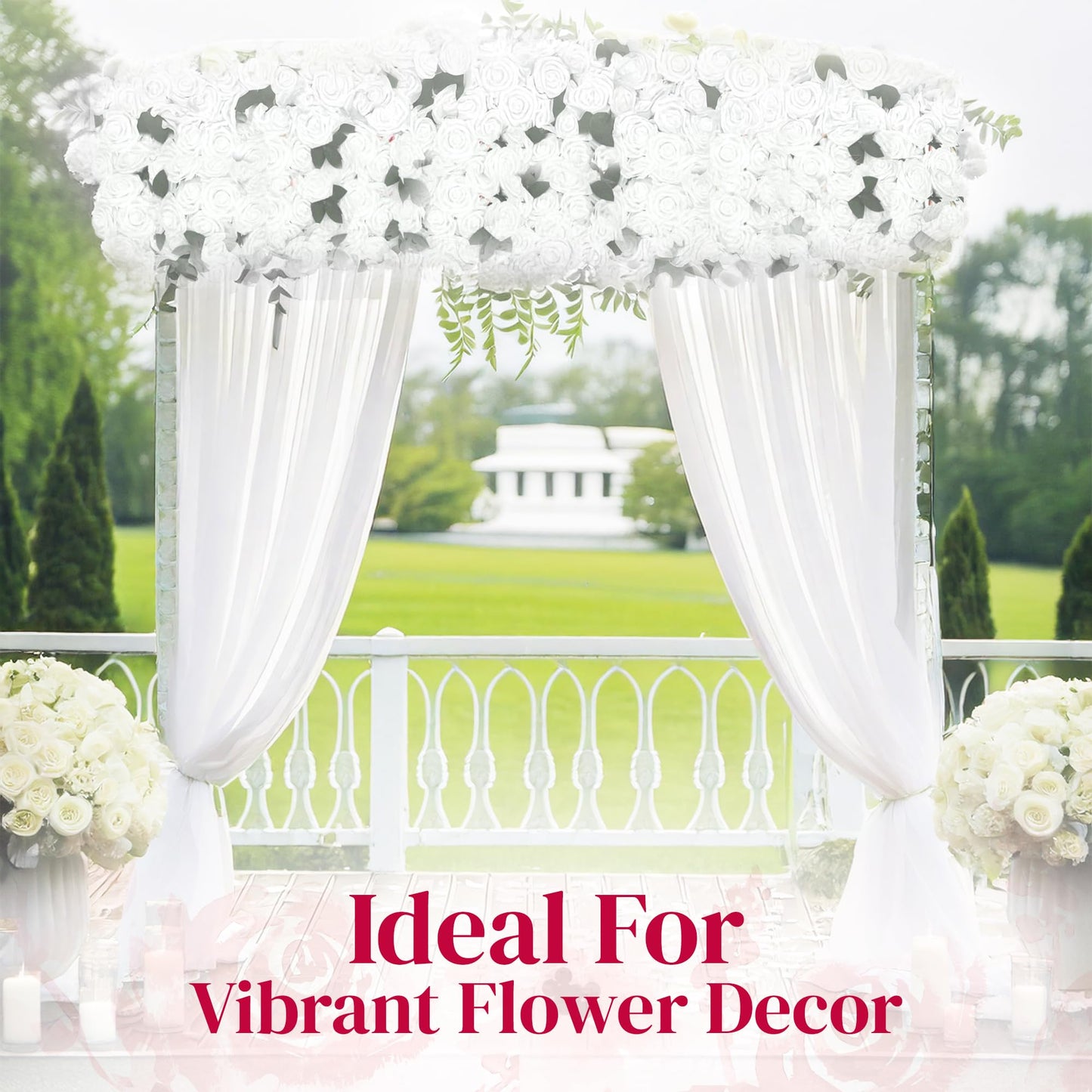 Artificial Foam Roses 25 pcs (Petalscentusia)