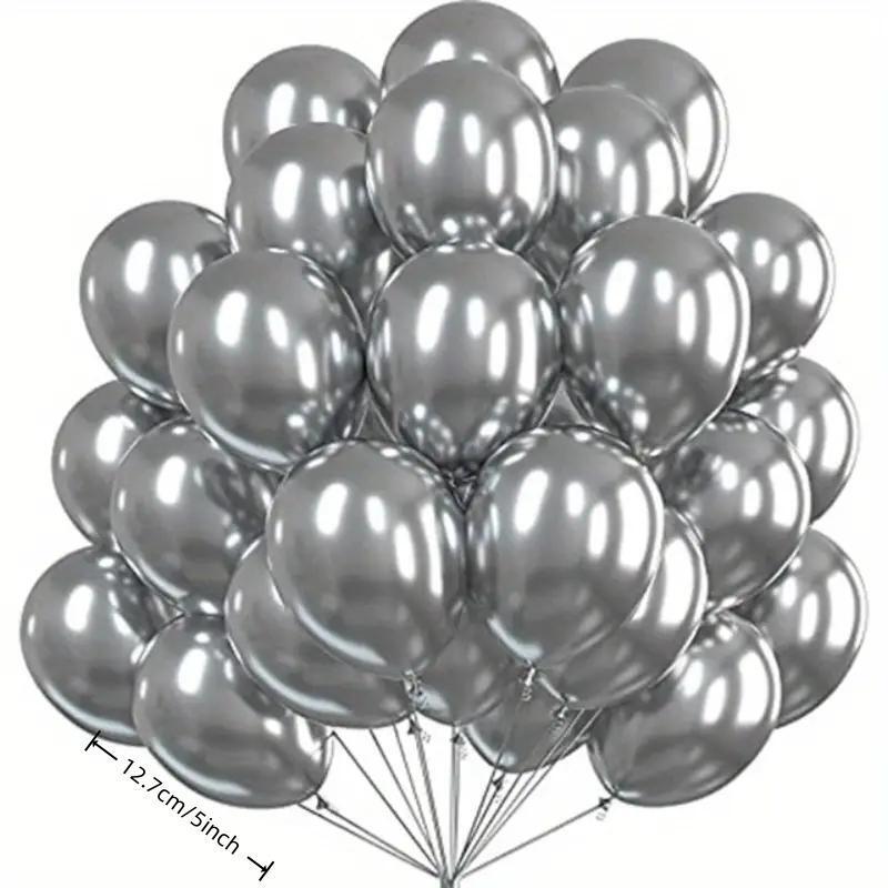 5inch Metallic latex balloons 25pcs
