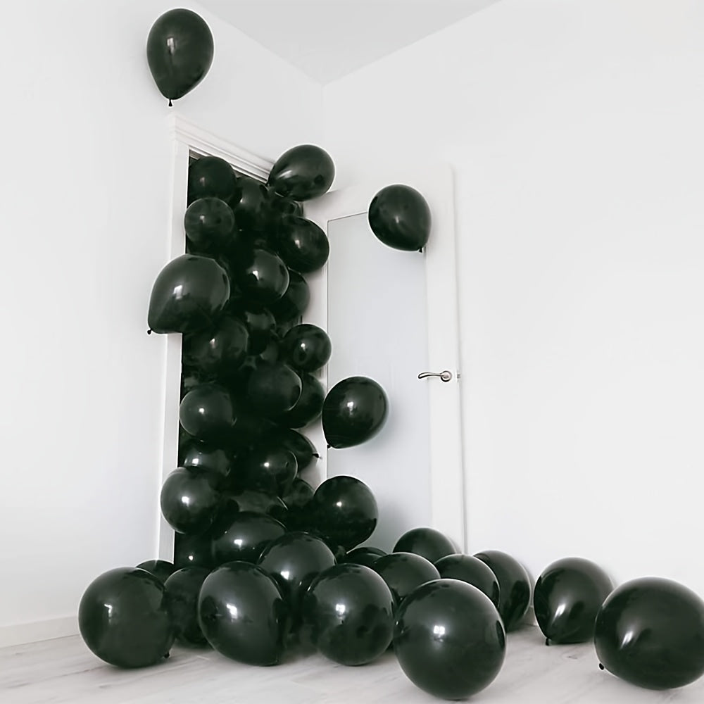 Classic Black latex balloons 25pcs