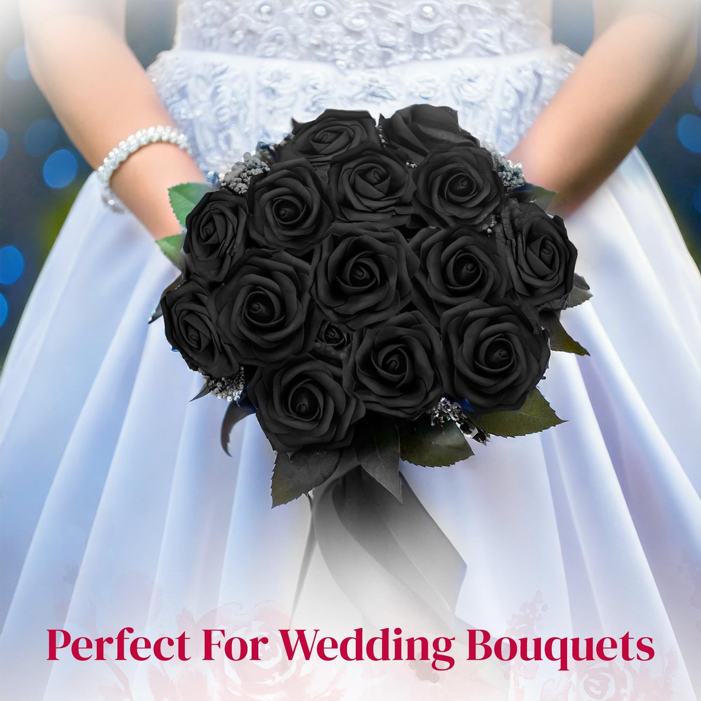 Artificial Foam Roses 25 pcs (Petalscentusia)