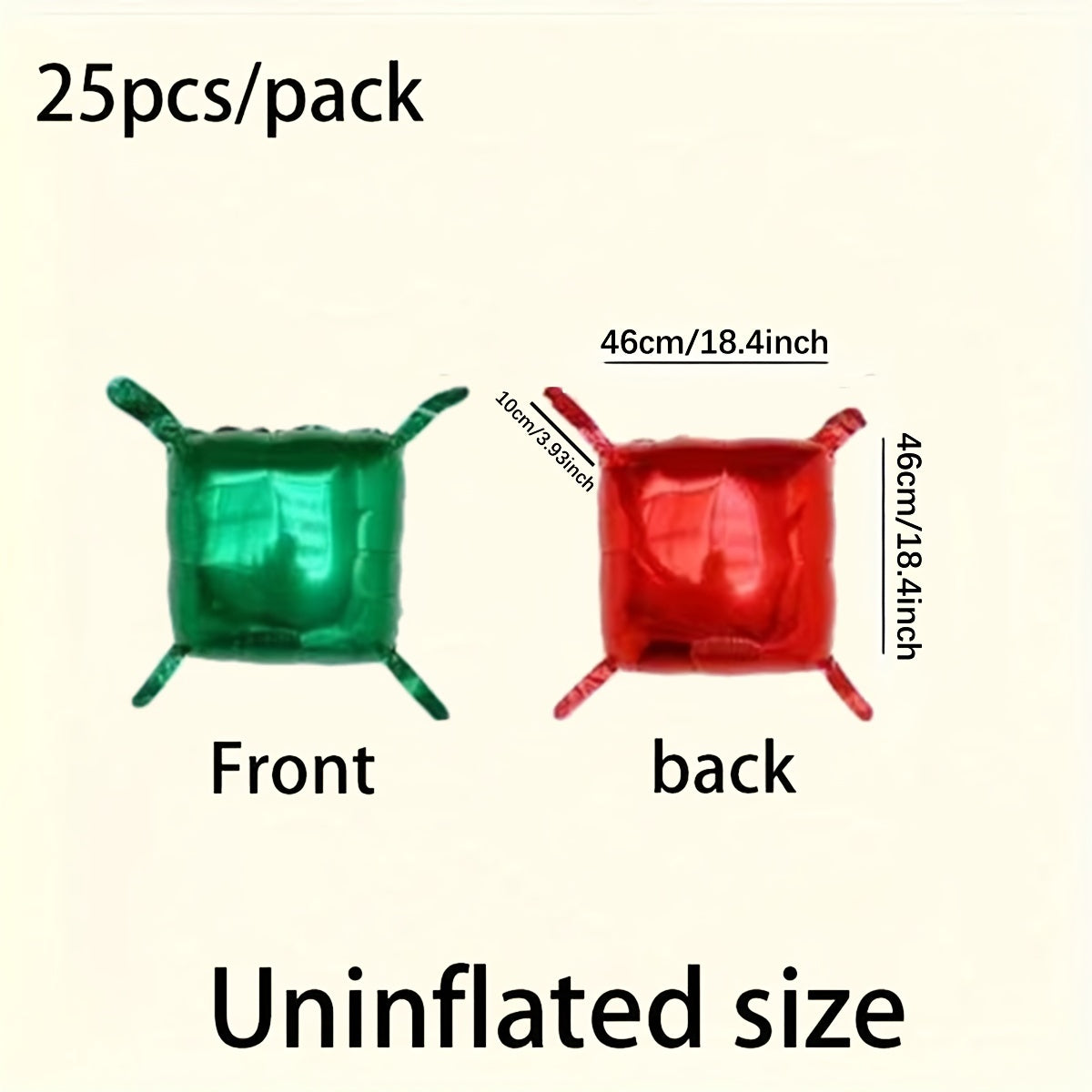 Foil balloon wall assorted packs 25pcs