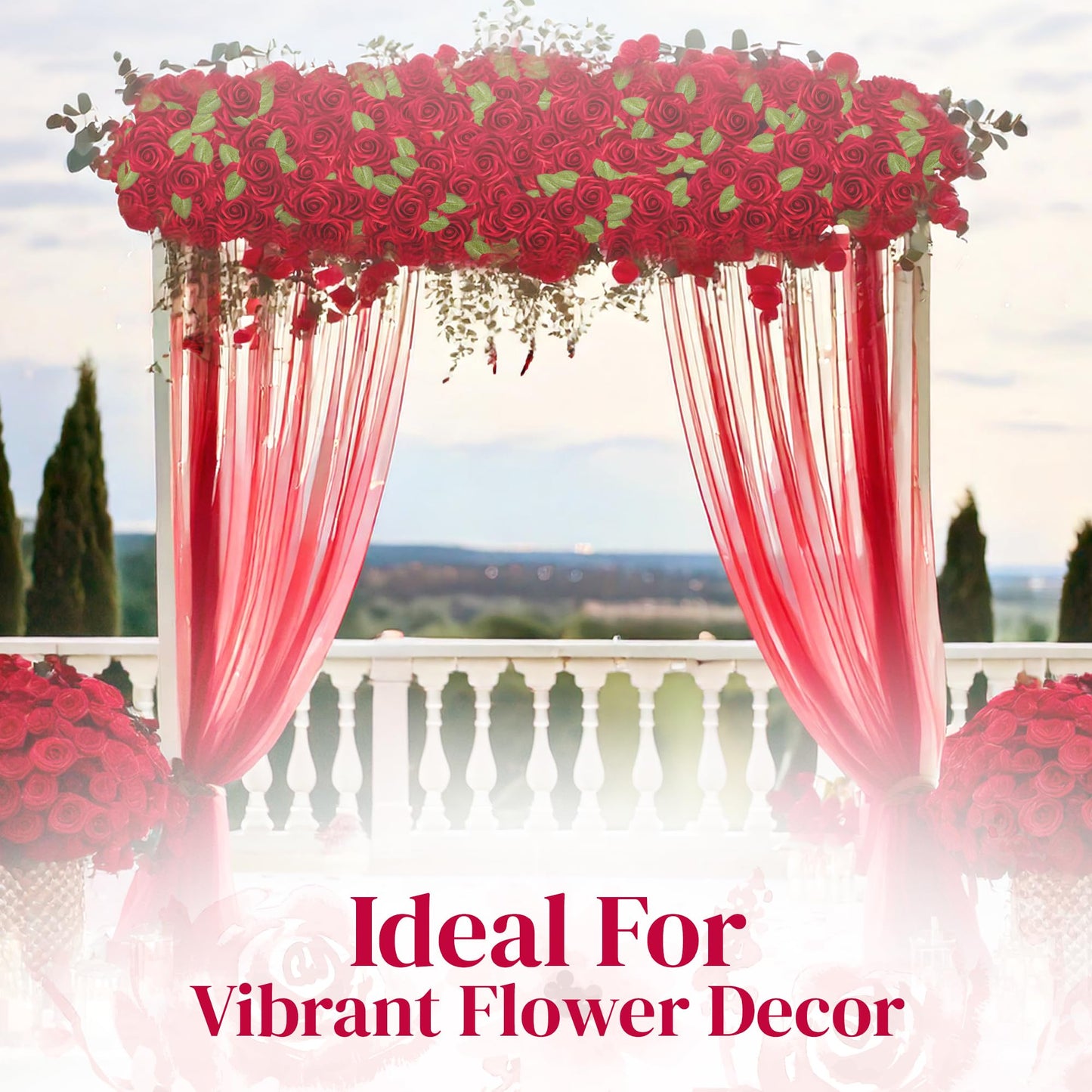 Artificial Foam Roses 25 pcs (Petalscentusia)