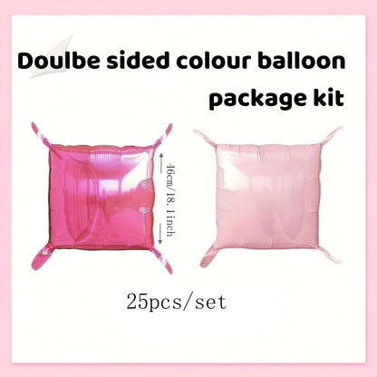 Foil balloon wall assorted packs 25pcs