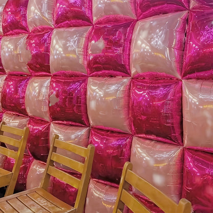 Foil balloon wall assorted packs 25pcs