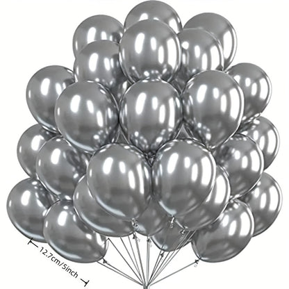 5inch Metallic latex balloons 25pcs