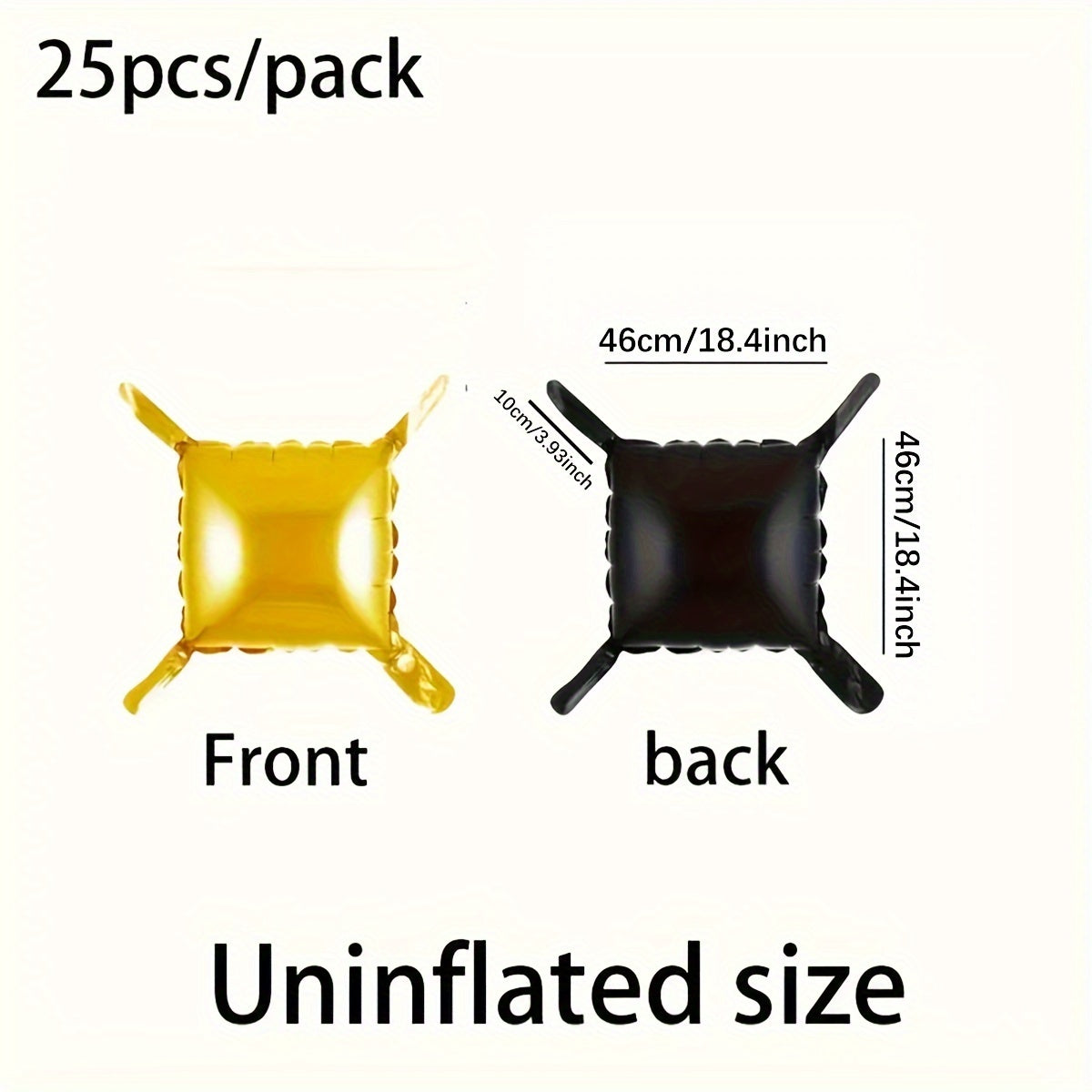 Foil balloon wall assorted packs 25pcs