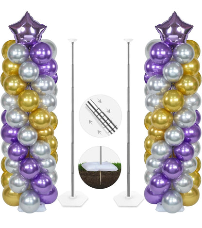 Telescopic Balloon Stand (Twin Pack)