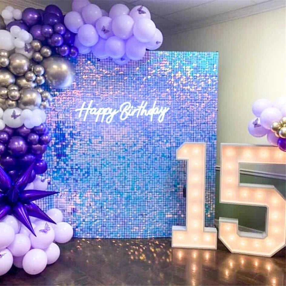 Sequin Panel (Shimmer Wall) 18 Pcs