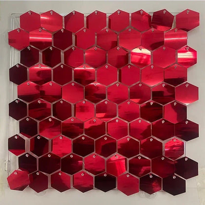 Hexagonal Sequin Panel (Shimmer Wall) 12/16/18pcs