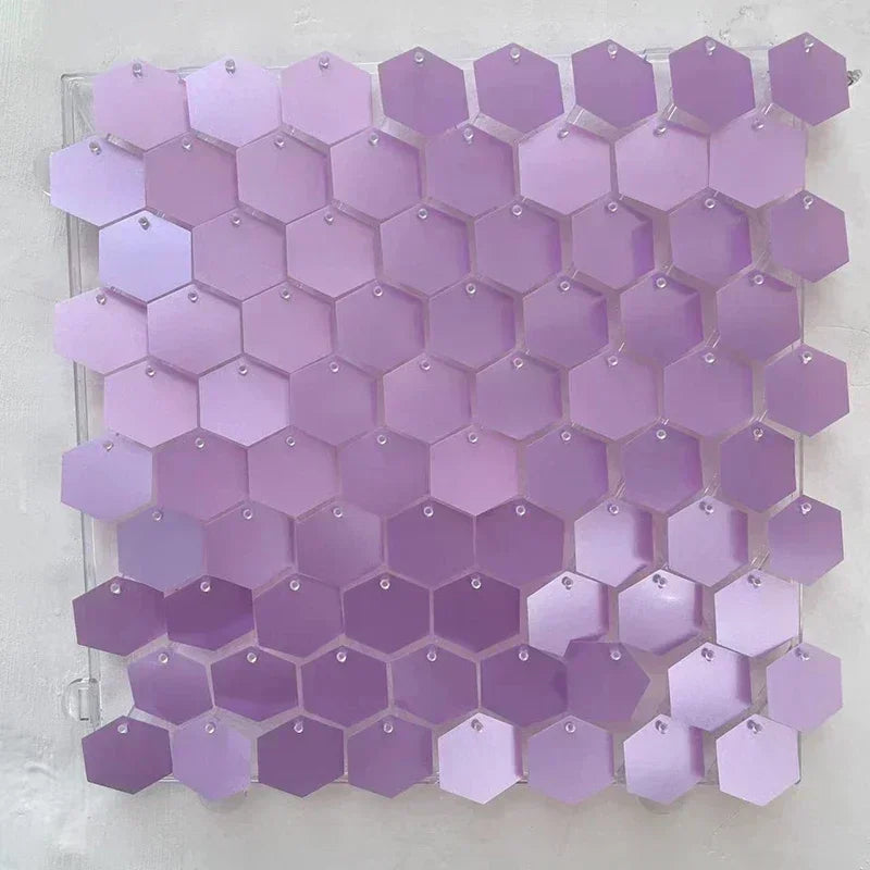 Hexagonal Sequin Panel (Shimmer Wall) 12/16/18pcs