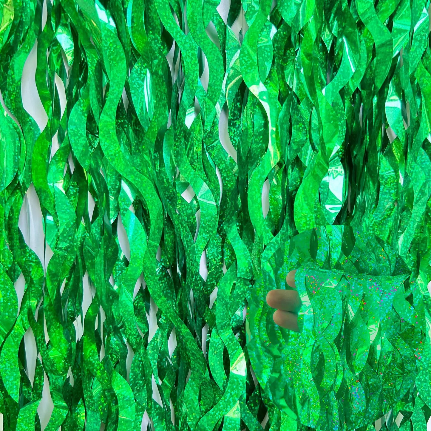 Metallic Foil Fringe Curtains