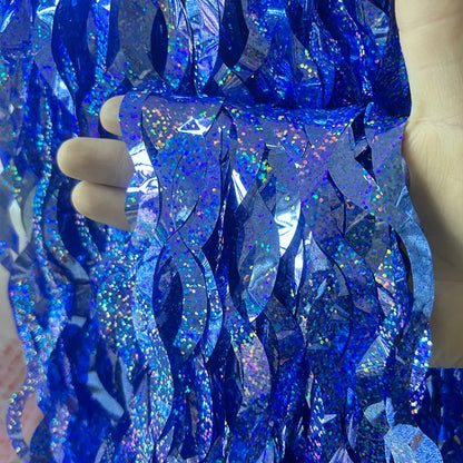 Metallic Foil Fringe Curtains