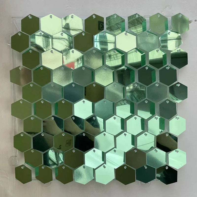 Hexagonal Sequin Panel (Shimmer Wall) 12/16/18pcs