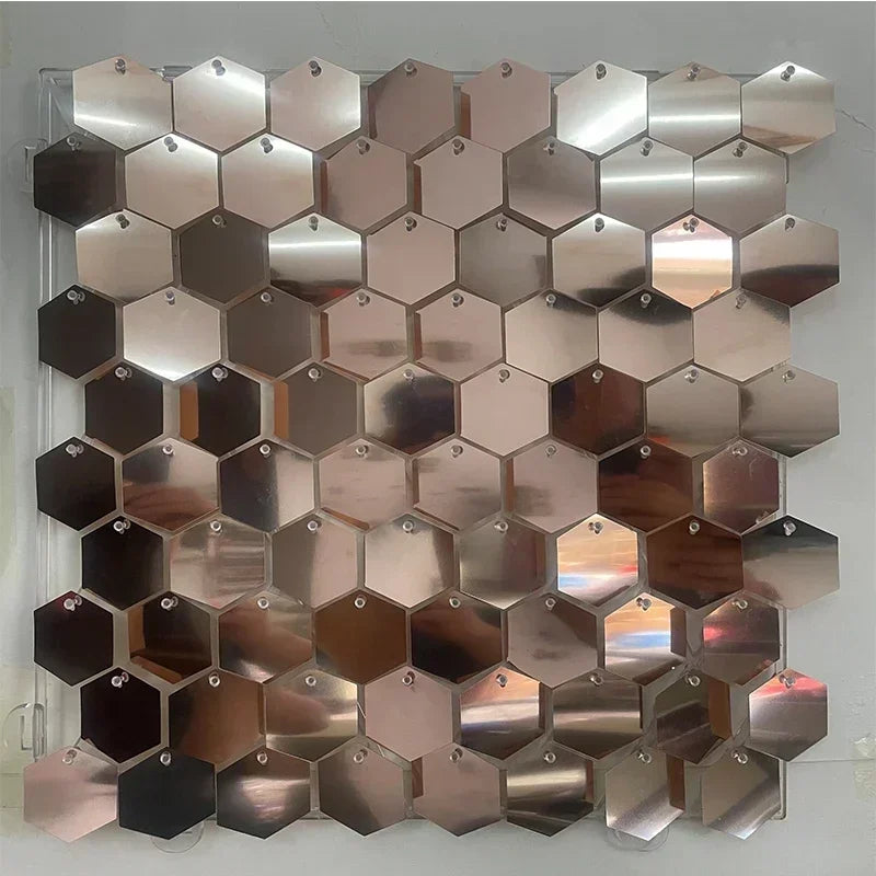 Hexagonal Sequin Panel (Shimmer Wall) 12/16/18pcs