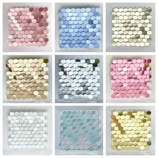 Hexagonal Sequin Panel (Shimmer Wall) 12/16/18pcs