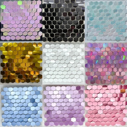 Hexagonal Sequin Panel (Shimmer Wall) 12/16/18pcs