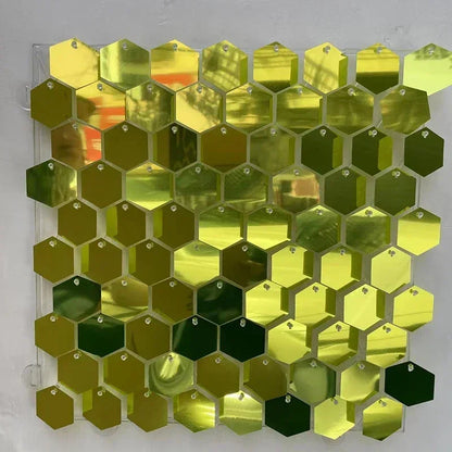 Hexagonal Sequin Panel (Shimmer Wall) 12/16/18pcs