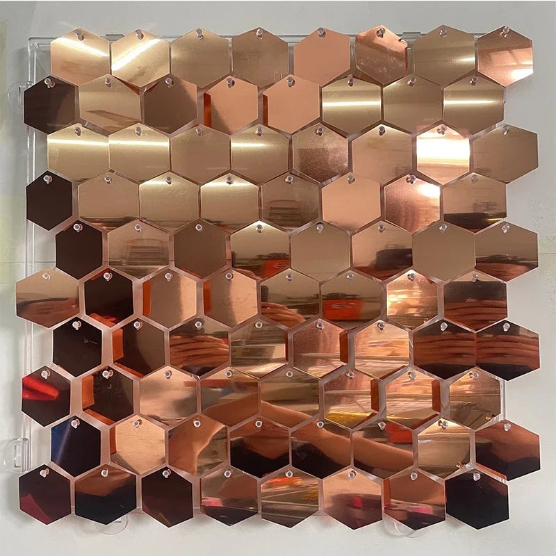 Hexagonal Sequin Panel (Shimmer Wall) 12/16/18pcs