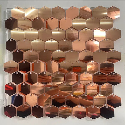 Hexagonal Sequin Panel (Shimmer Wall) 12/16/18pcs
