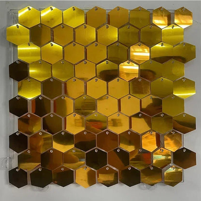 Hexagonal Sequin Panel (Shimmer Wall) 12/16/18pcs