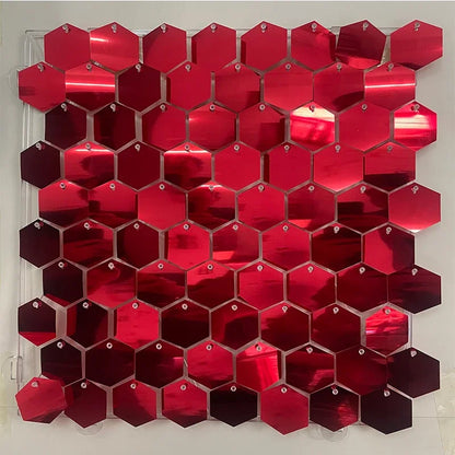 Hexagonal Sequin Panel (Shimmer Wall) 12/16/18pcs
