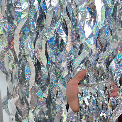 Metallic Foil Fringe Curtains