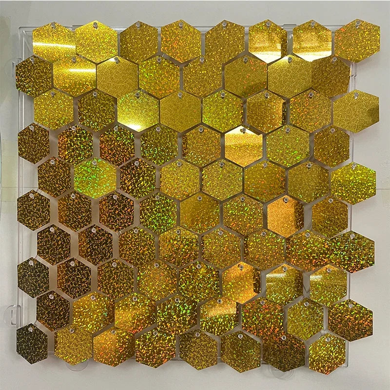 Hexagonal Sequin Panel (Shimmer Wall) 12/16/18pcs