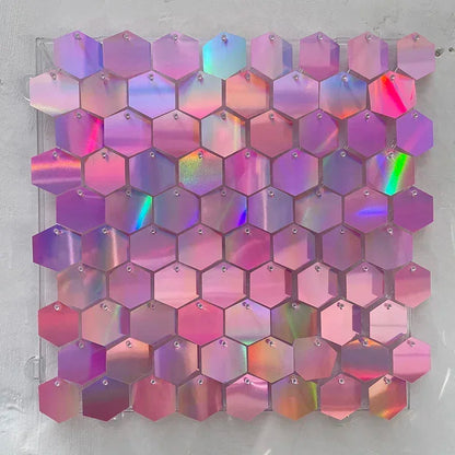 Hexagonal Sequin Panel (Shimmer Wall) 12/16/18pcs