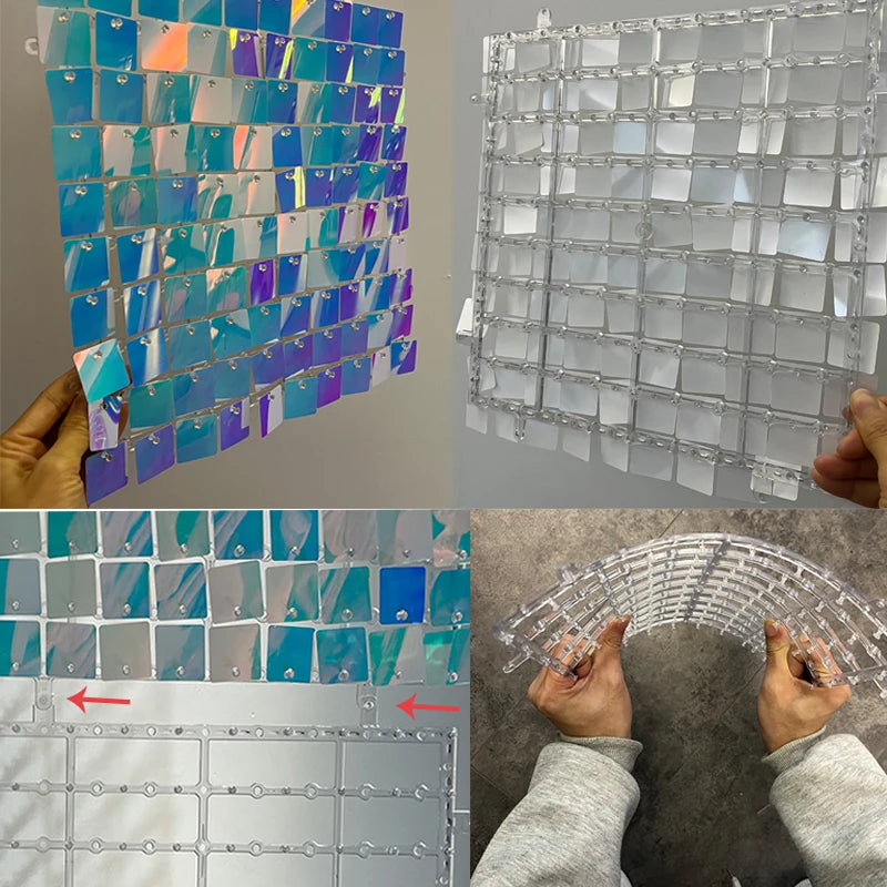 Sequin Panel (Shimmer Wall) 18 Pcs