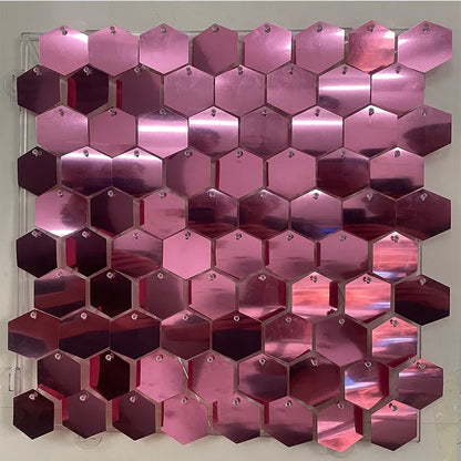 Hexagonal Sequin Panel (Shimmer Wall) 12/16/18pcs