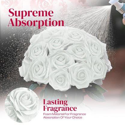 Artificial Foam Roses 25 pcs (Petalscentusia)