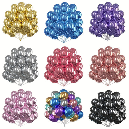 5inch Metallic latex balloons 25pcs