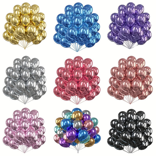 5inch Metallic latex balloons 25pcs
