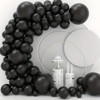 Classic Black latex balloons 25pcs