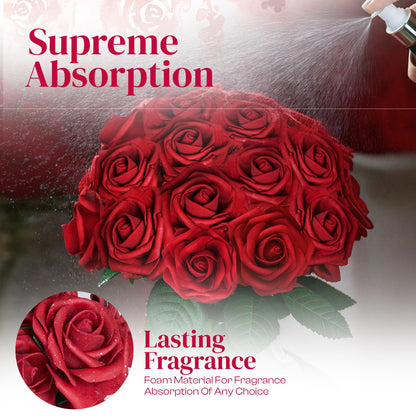 Artificial Foam Roses 25 pcs (Petalscentusia)