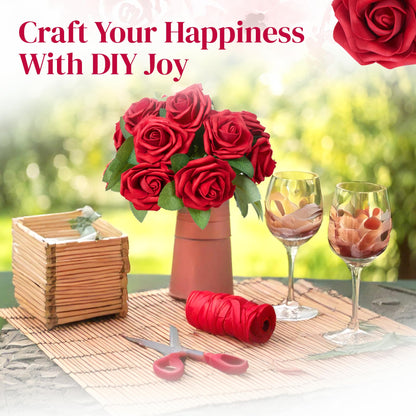 Artificial Foam Roses 25 pcs (Petalscentusia)