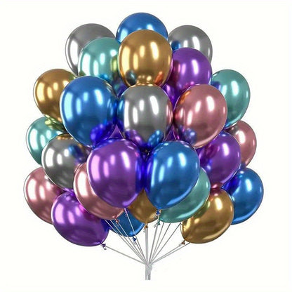 5inch Metallic latex balloons 25pcs